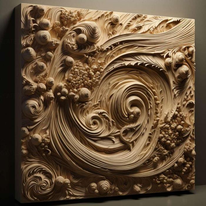 نموذج ثلاثي الأبعاد لآلة CNC 3D Art 